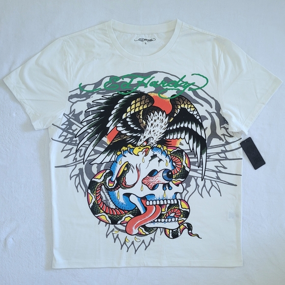 Ed Hardy Other - Ed Hardy Skull💀, Eagle🦅 and Snake🐍 Graphic Tee👕  - NWT